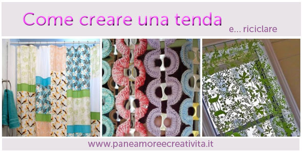 Come Fare Una Tenda Con Plastica Carta E Stoffa Riciclata Pane Amore E Creativita