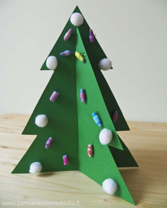 Lavoretti Di Natale L Albero Di Natale 3d