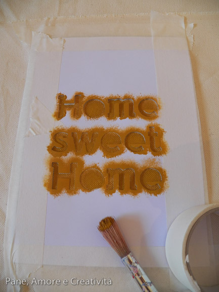 stencil home sweet home