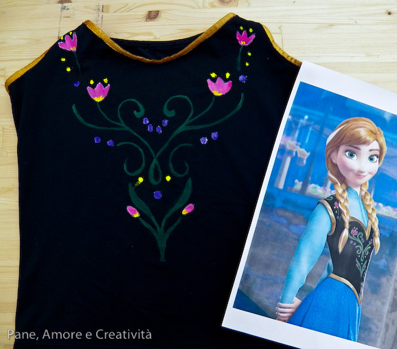 costume Anna di Frozen