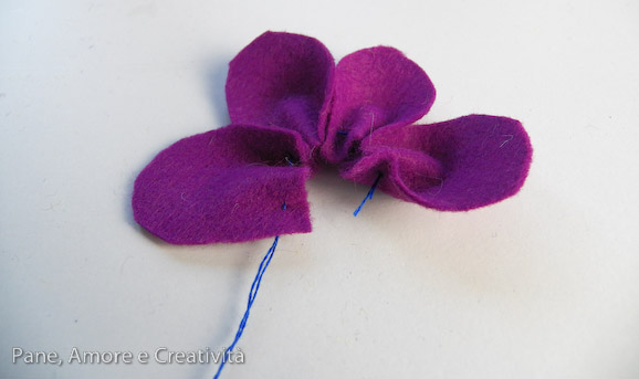 fiore viola di feltro3