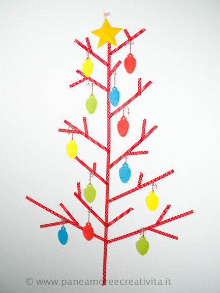 albero di natale - washi tape