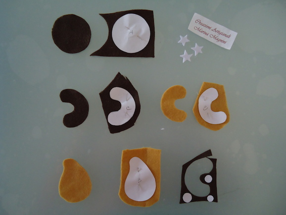 biscotti di feltro - tutorial 2