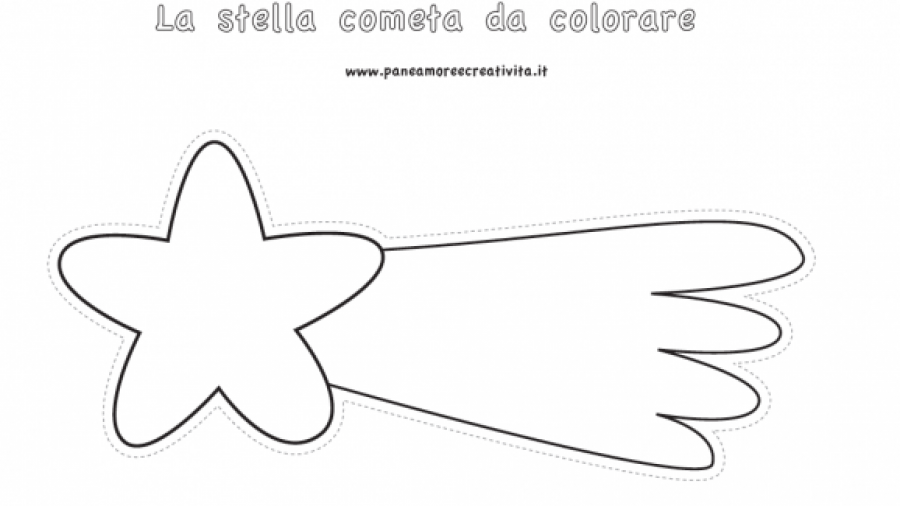 Calendario Avvento Giorno 16 La Stella Da Colorare Pane Amore E Creativita