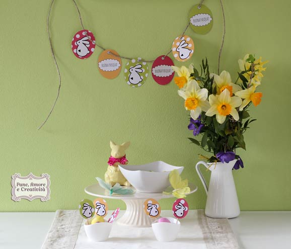 Il kit da stampare per Pasqua: bandierine, cake topper, biglietti e tanto altro!