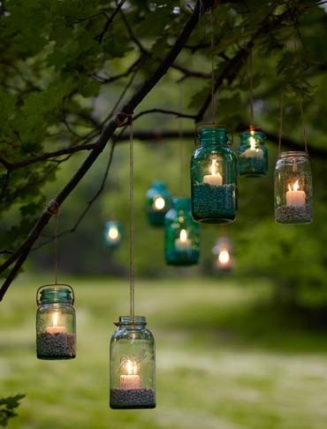 lanterne per cena in estate