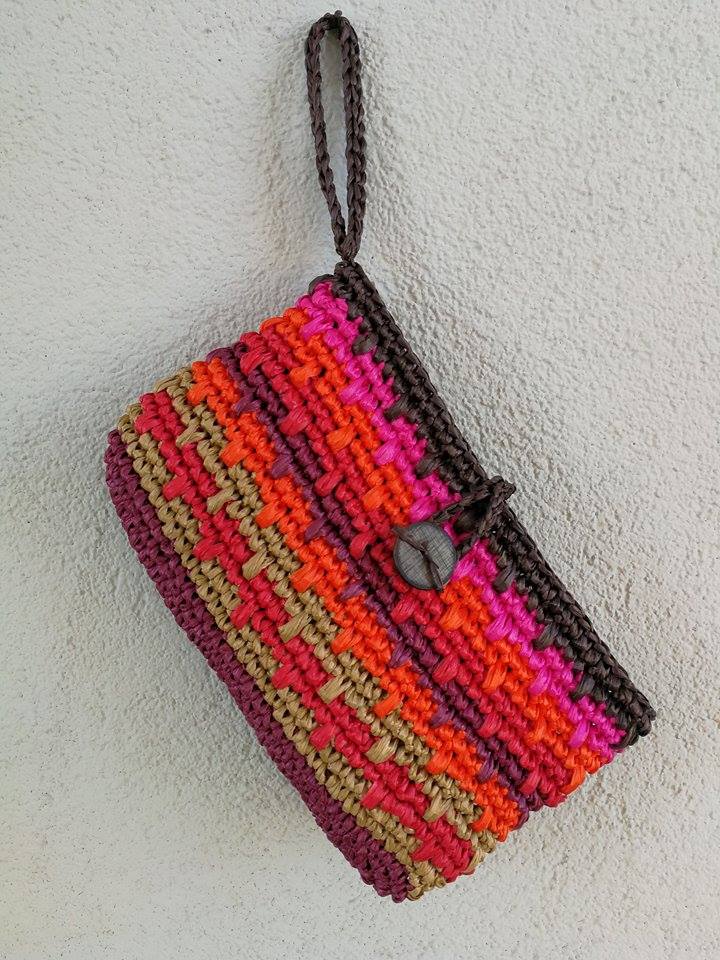 Come Fare Una Borsa In Rafia All Uncinetto Pane Amore E Creativita