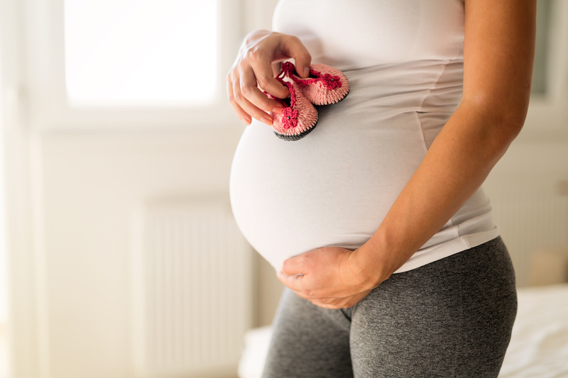 scarpine in feltro per neonatiti
