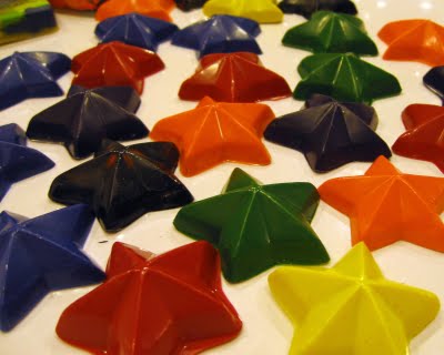 riciclare i colori a cera
