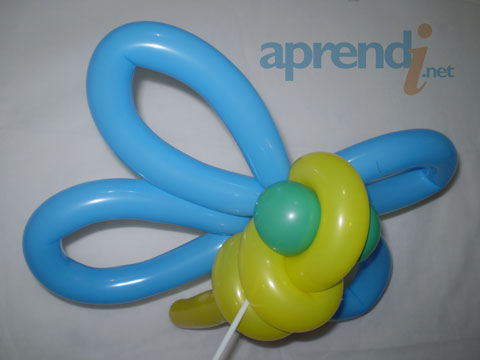 libellula con palloncini