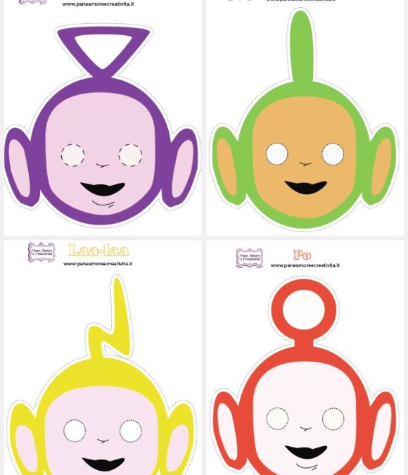 Teletubbies Masks to Print