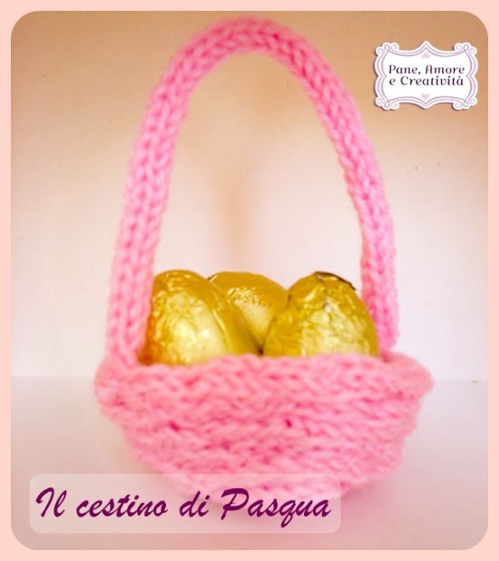 Pasqua: Il cestino portaovetti con la caterinetta