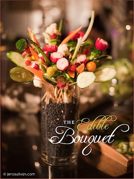 Idee per la tavola di Pasqua: bouquet di frutta e verdura