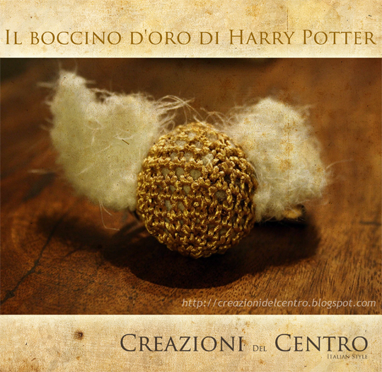 Tutorial: Il boccino d’oro a uncinetto di Harry Potter