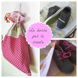 Come fare una borsa per le scarpe della scuola