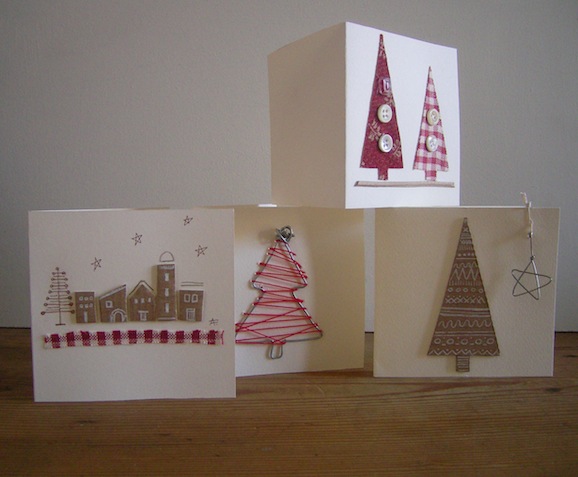 Natale ecologico: biglietti d’auguri con materiali riciclati!!