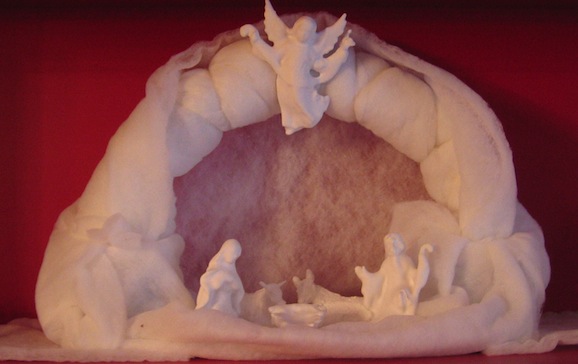 Il presepe in candido gesso