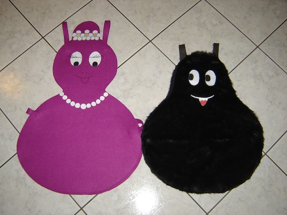 Costumi carnevale fai da te: Barbabella e Barbabarba del cartone Barbapapà