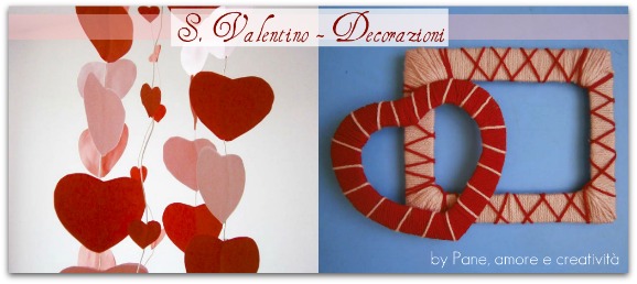 Lavoretti di San Valentino: la cornice di lana e una giostra di cuori appesi