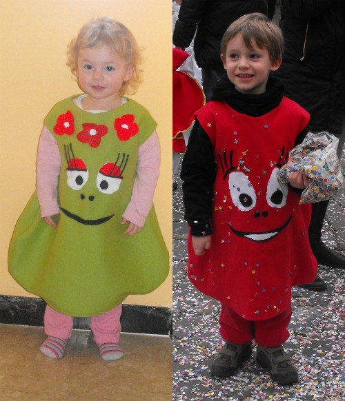 Idee di carnevale: i costumi da Barbapapà di Dori