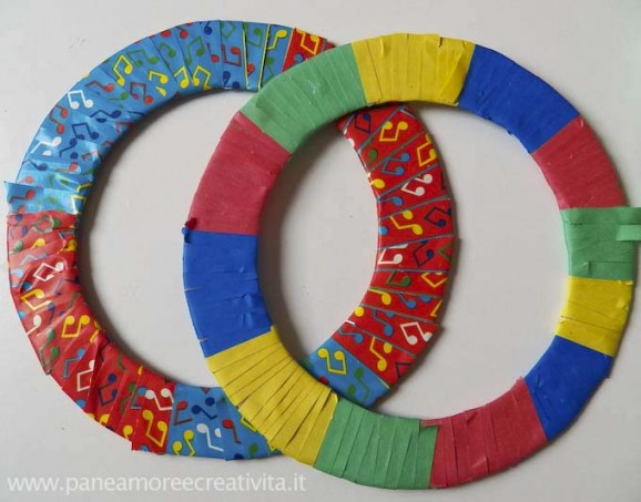 Recycled Crafts: Streamers and Cardboard Turn into a New Game