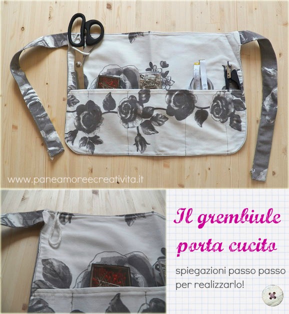 Cucito creativo: come si fa il grembiule porta cucito