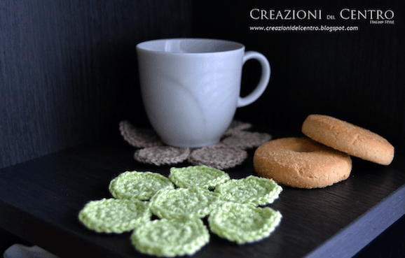 Come fare un sotto tazzina a uncinetto