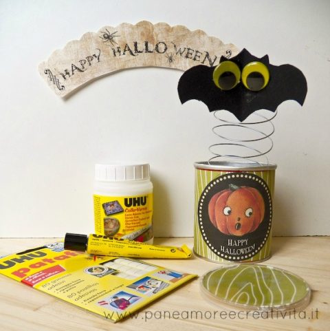 Cestino di caramelle personalizzato con nome di zucca fantasma pipistrello Regalo di Halloween divertente per bambini e bambine - CALLIE