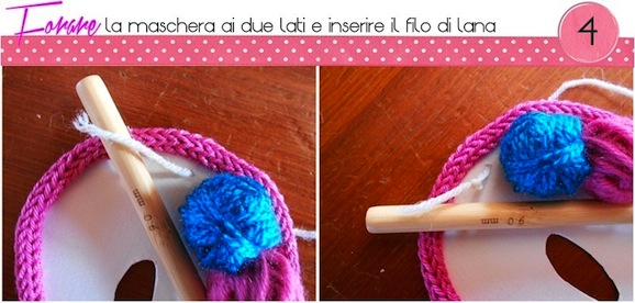Tutorial maschera di carnevale_forare_maschera_handmadecoulture