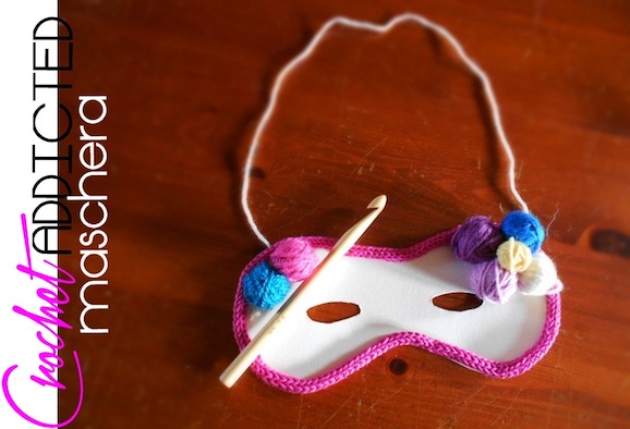 Tutorial carnevale: la maschera crochet