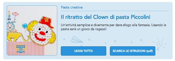 clown di pasta