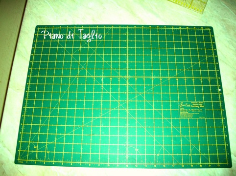 piano di taglio - patchwork