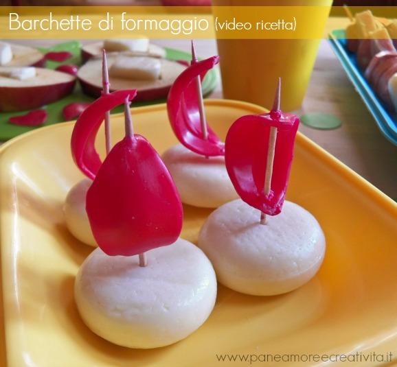 Ricetta veloce per il buffet di compleanno: barchette di formaggini