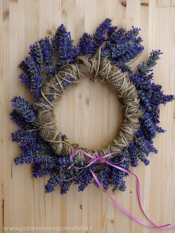 ghirlanda di lavanda-foto