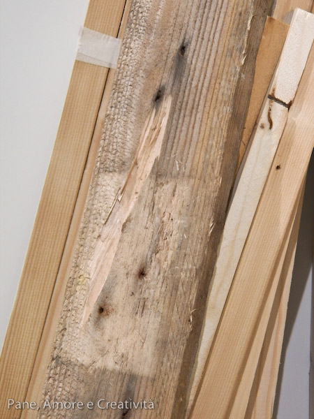 legno da riciclare