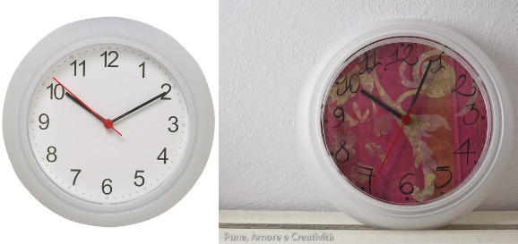 orologio rusch ikea riciclato