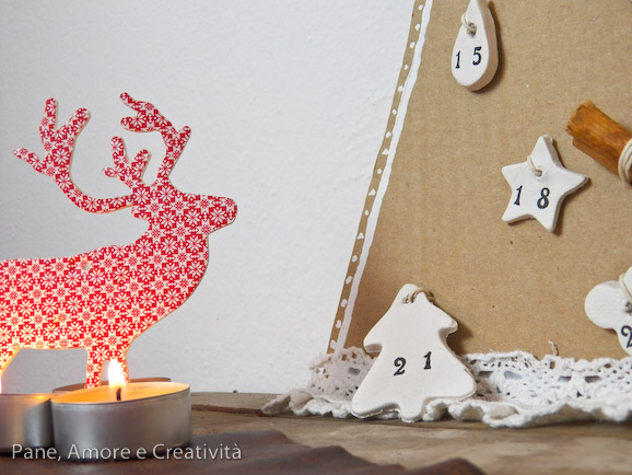 Calendario dell’avvento shabby chic