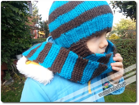 cappello con sciarpa