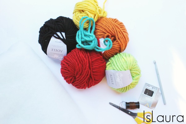2 occorrente per pupazzo a crochet