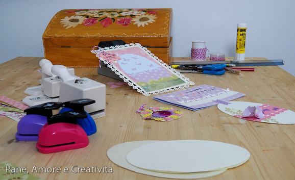 materiale scrapbooking