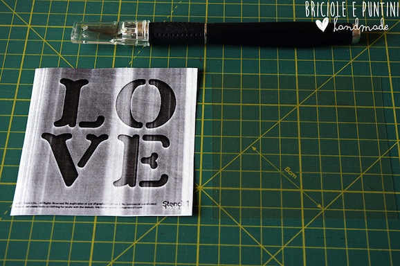 stencil fai da te - materiali 