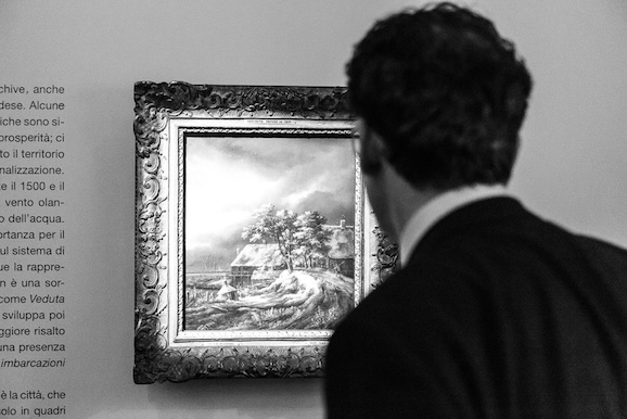 Jacob van Ruisdael Paesaggio invernale 1660-1670 circa olio su tela, cm 37,3 x 32,5 dono della principessa L. de Croy, nata D’Espine, Parigi, 1931 (Inv. n. 802)