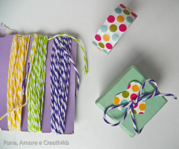 materiali scatolina verde