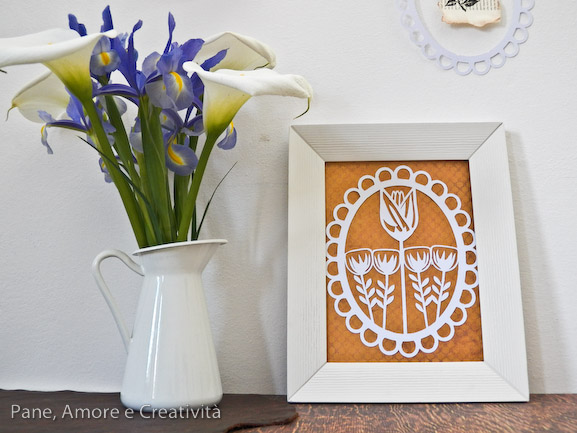 Fiori di carta intagliati: il mio primo lavoro di papercut!