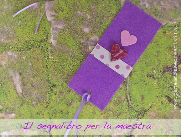 Il segnalibro per la maestra: guarda come si crea!