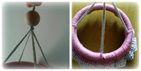 giostra di primavera a crochet