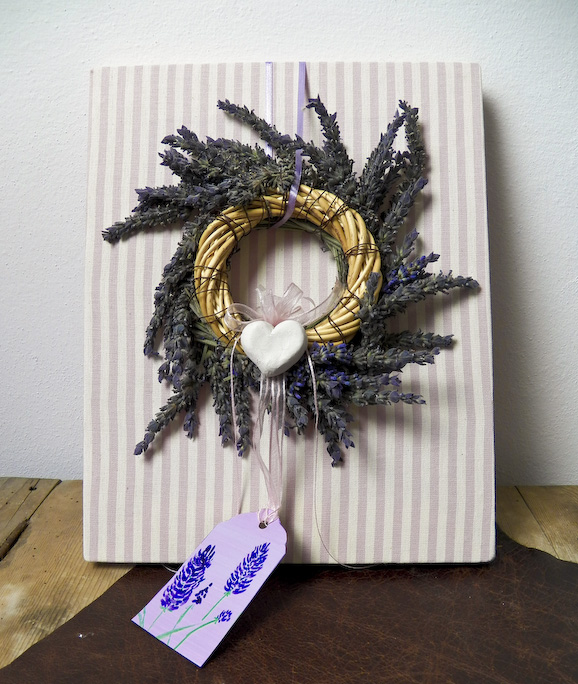 quadro con la lavanda - toni scuri - 578