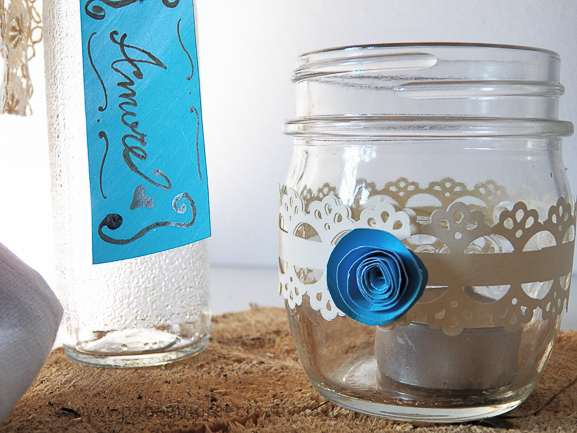centrotavola shabby chic
