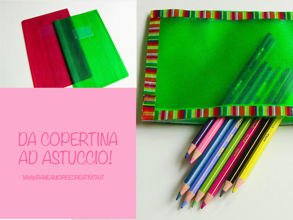 Come riciclare le copertine di plastica dei quaderni