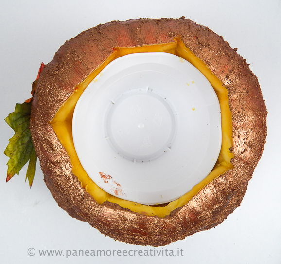 parte interna zucca portavaso